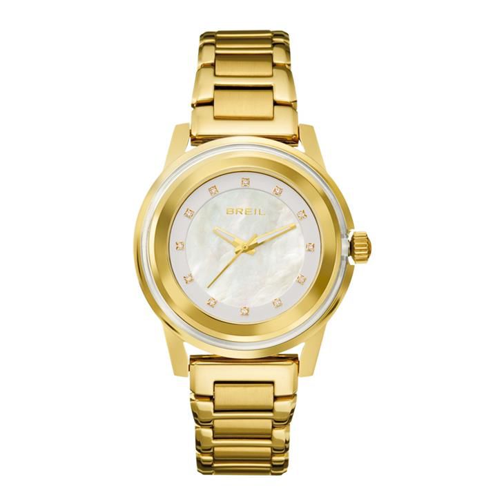 Orologio Solo Tempo Donna Breil Tw1088 Cassa Acciaio Pvd Oro Quadrante  Madreperla | Città Oro