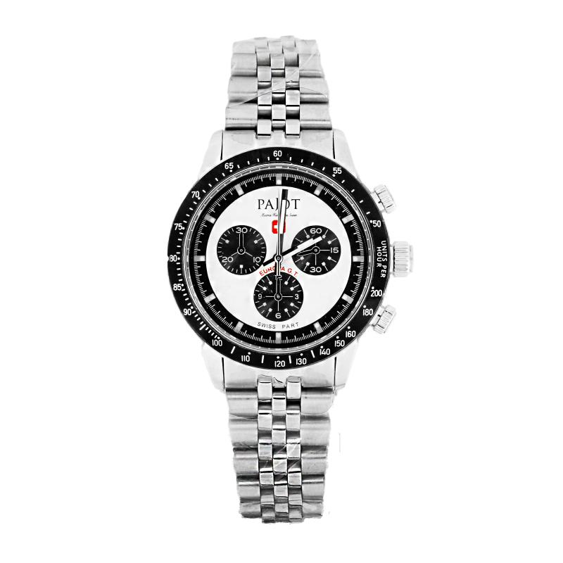 Orologio Uomo Cronografo PAJOT 5789B 03 in Acciaio Swiss Made Citta Oro