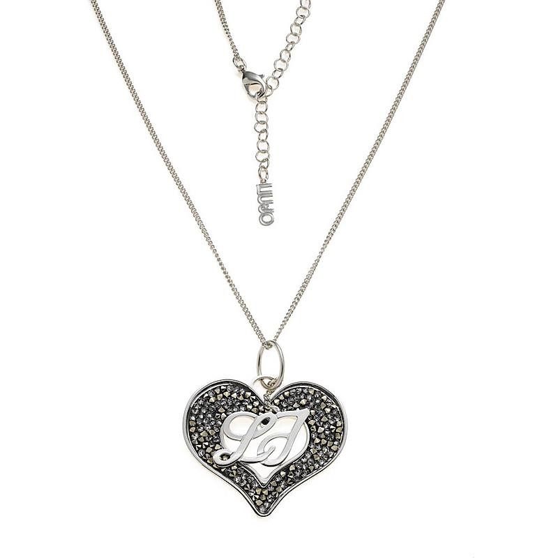 Collana Donna LIUJO LJ709 in Ottone con Cuore Zirconato 80 cm