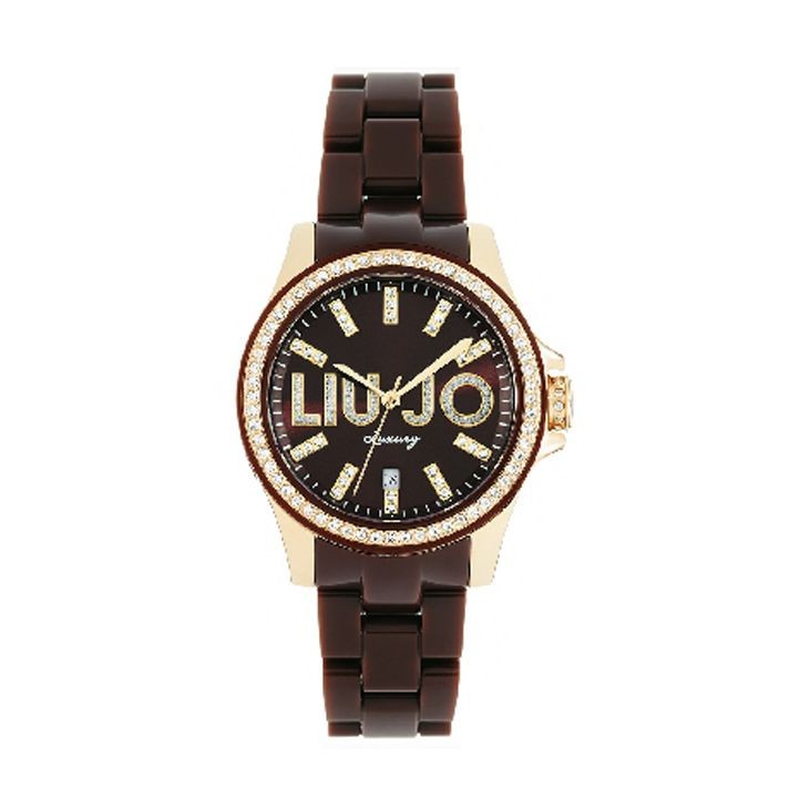 Orologio Solo Tempo Donna Liu Jo Tlj254 Cassa Acciaio Pvd Oro Datario