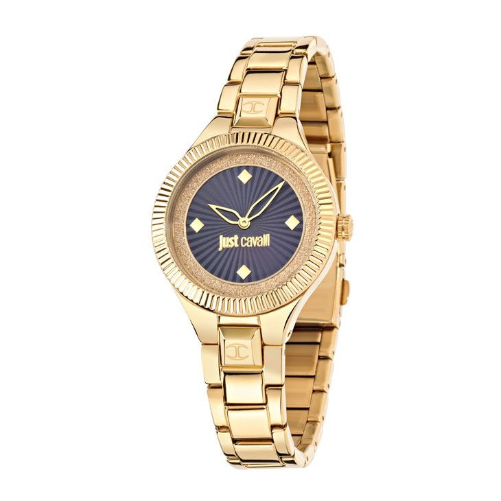 Orologio Solo Tempo Donna Just Cavalli Indie R7253215502 Cassa E Cinturino Acciaio Pvd Oro