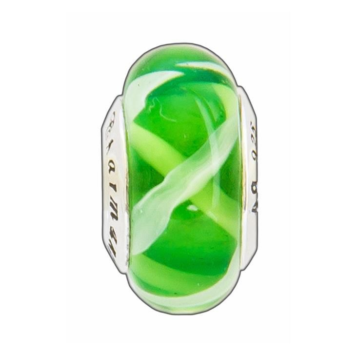 Charm In Vetro Di Murano Charmant Argento 925 - Mu36