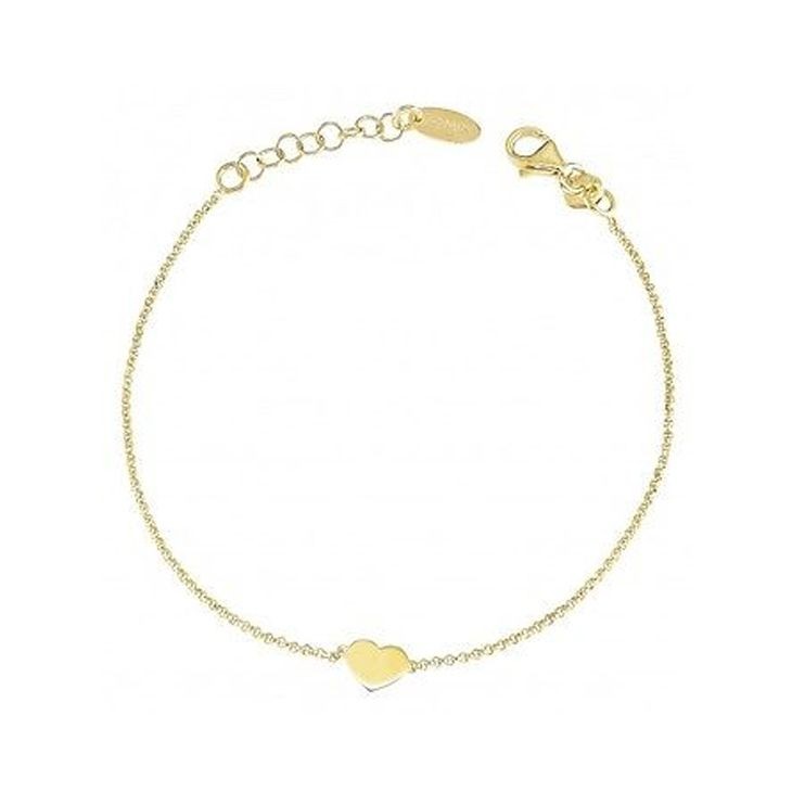 Bracciale Amen Con Cuore Prega,Ama Brhg3 Colore Oro In Argento 925 Chiusura Moschettone