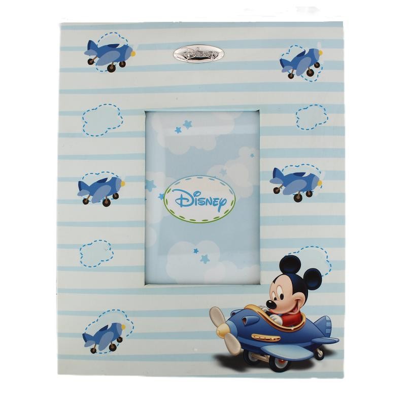 Cornice D134 disney fatta in cartone ricoperto colore celeste 