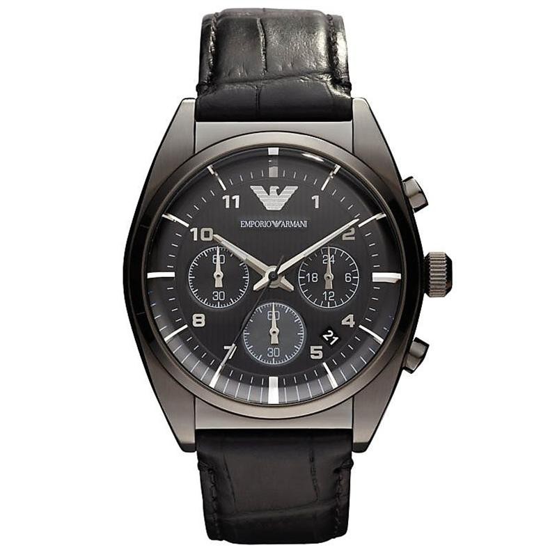 Orologio armani nero e oro online