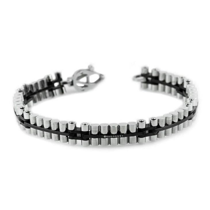 Bracciale Uomo Aragonesi Argonauti BR0603 In Acciaio 316l Con Chiusura A Scatto