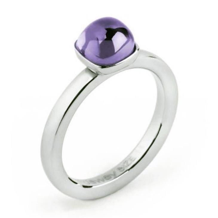 Anello Donna In Acciaio Brosway Btgc30a Con Pietra Colore Viola