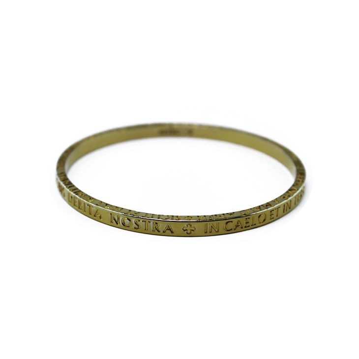 Bracciale Amen Schiava Brpng Preghiera Padre Nostro Colore Oro M