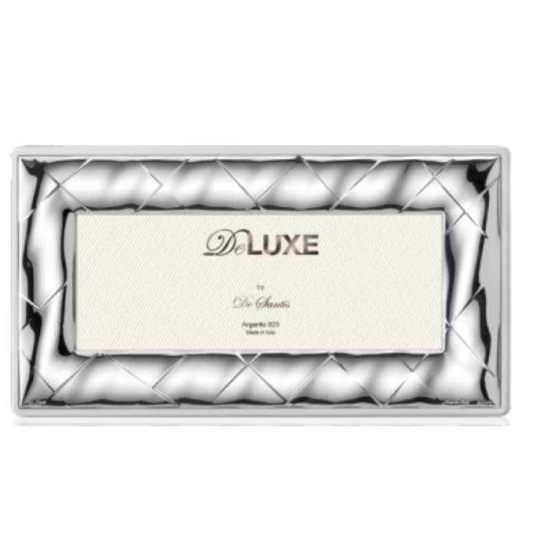 Cornice DeLuxe De Santis Square DL1003/PA laminata in argento