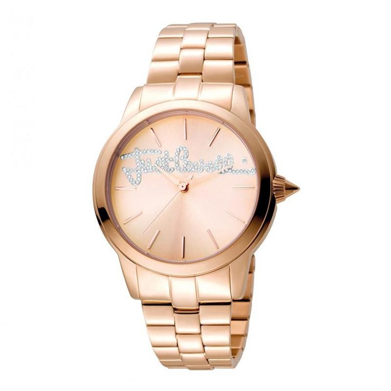 Orologio Solo Tempo Donna Just Cavalli In Acciaio Pvd Rosato - Jc1l006m0105