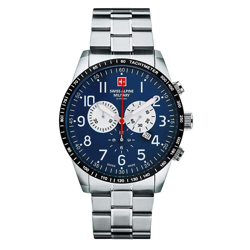 Orologio Uomo Cronografo SWISS MILITARY 7082.9135 in Acciaio con Datario