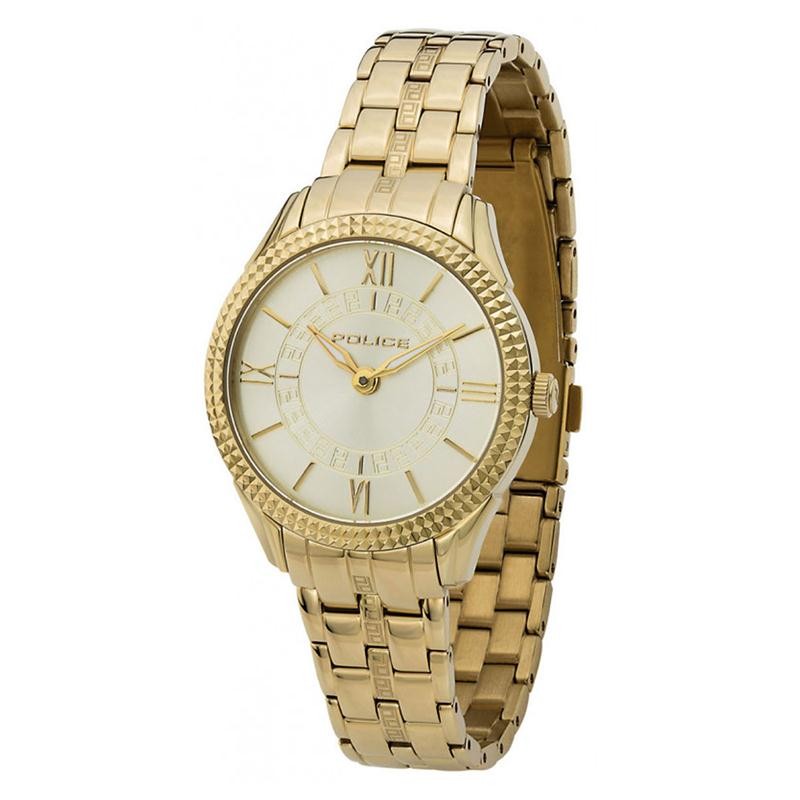 Orologio Donna Solo Tempo POLICE PL14739BSG.06M in Acciaio PVD Oro