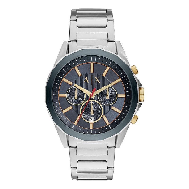 Orologio Uomo Cronografo ARMANI AX2614 Cinturino Acciaio con Datario