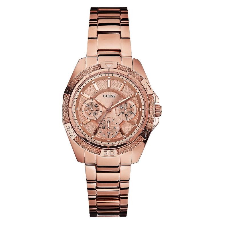 Orologio Donna Multifunzione GUESS W0235L3 con Cinturino Acciaio Rosato