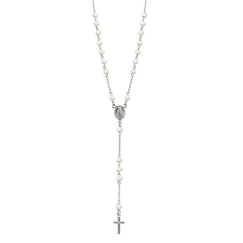 Collana Rosario uomo gioiello RG04 Gerba News con crocifisso 