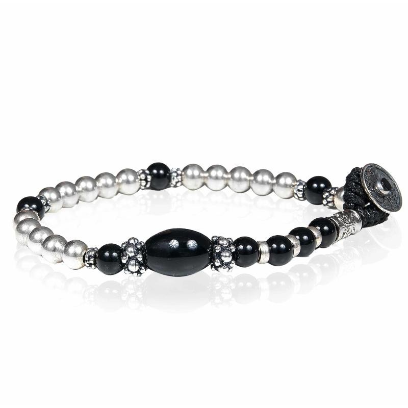 Bracciale Gerba Mon Amour 23 unisex pietra onice