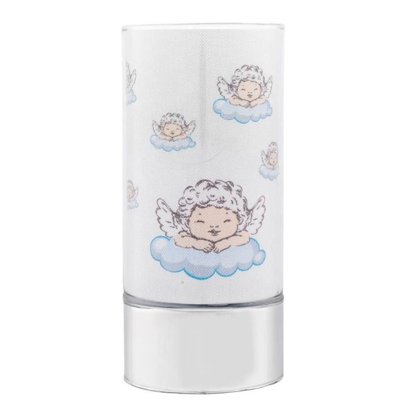 Lampada Bomboniera Bagutta 089B419320A In Vetro con Angioletto