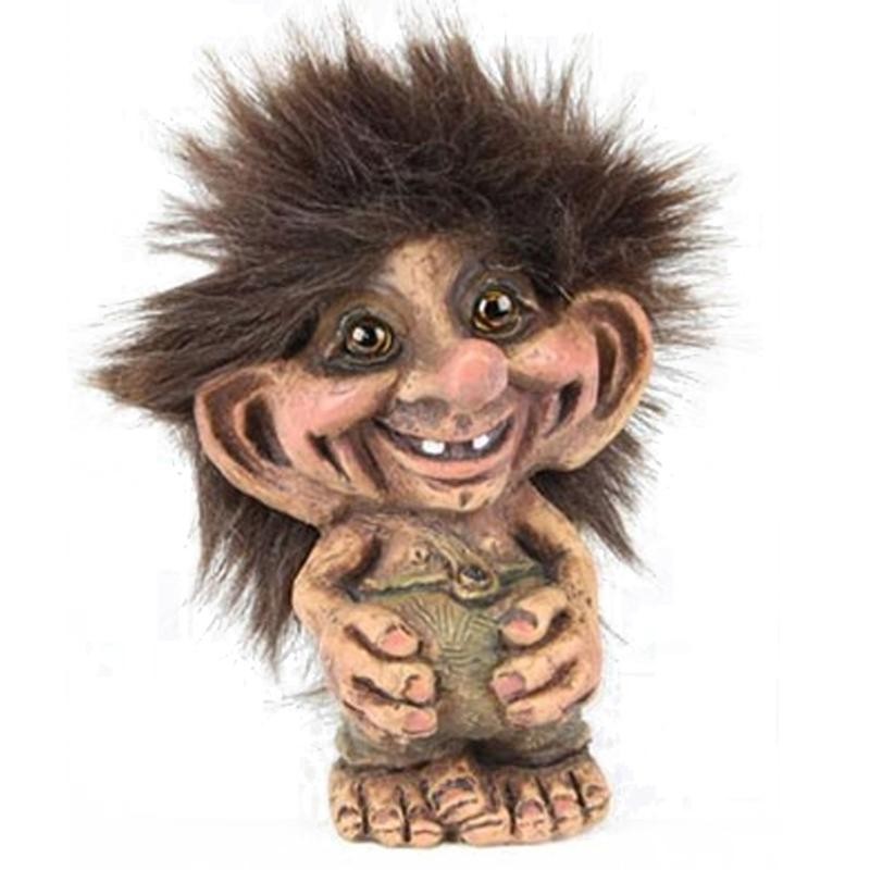 Statua Troll Lungo Naso Portafortuna Nyform 840060