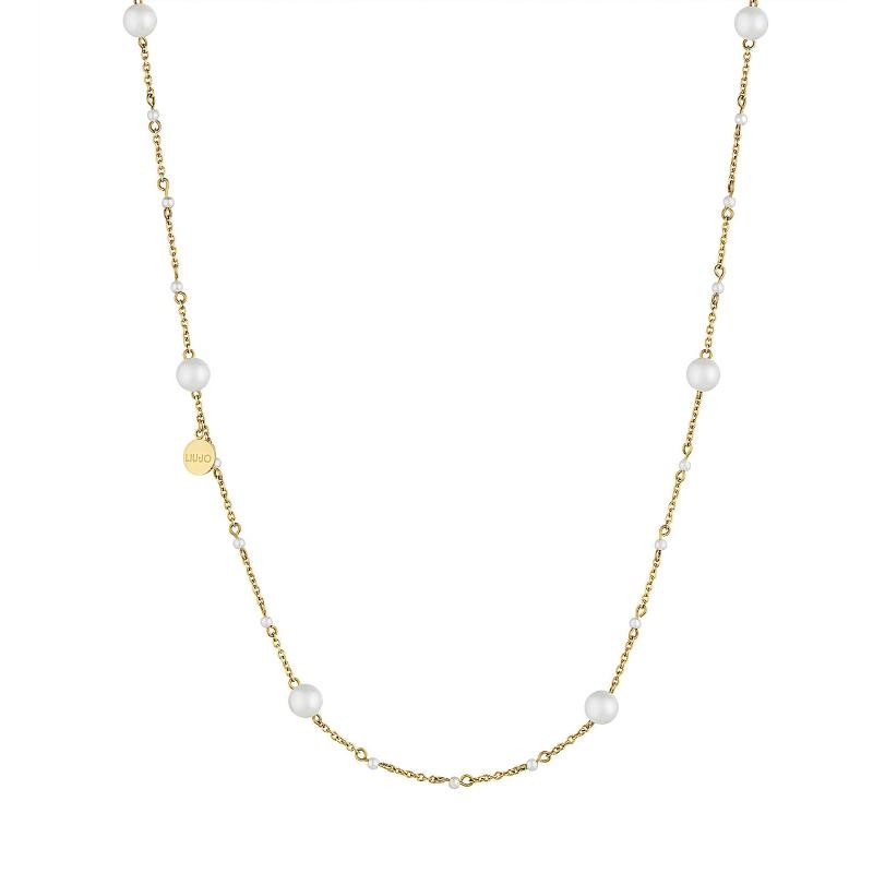 Collana Da Donna LJ1503 Di Liu Jo Realizzato In Acciaio Inossidabile Di Colore Oro