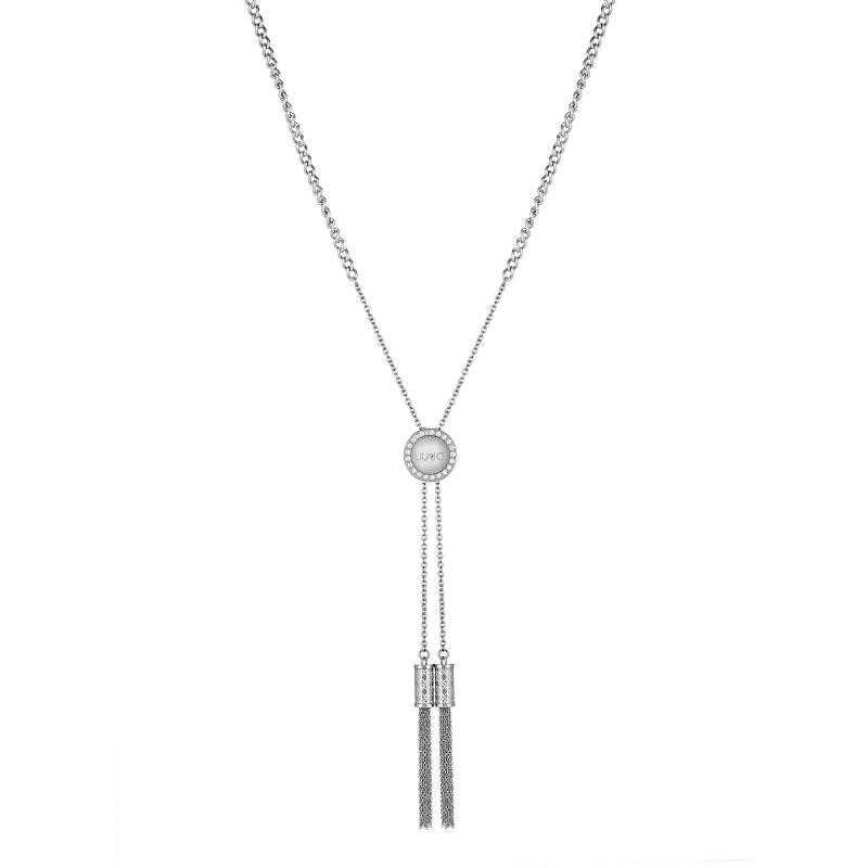Collana da donna LJ1293 di Liu Jo realizzato in acciaio di colore silver