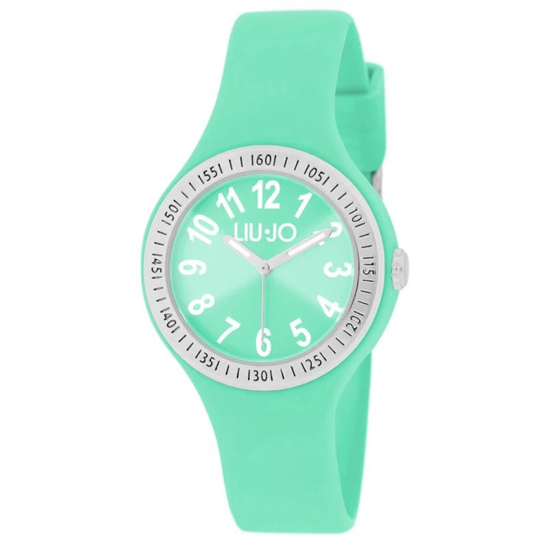Orologio unisex solotempo della collezione Liu Jo TLJ1940 Friendly in gomma PVD verde