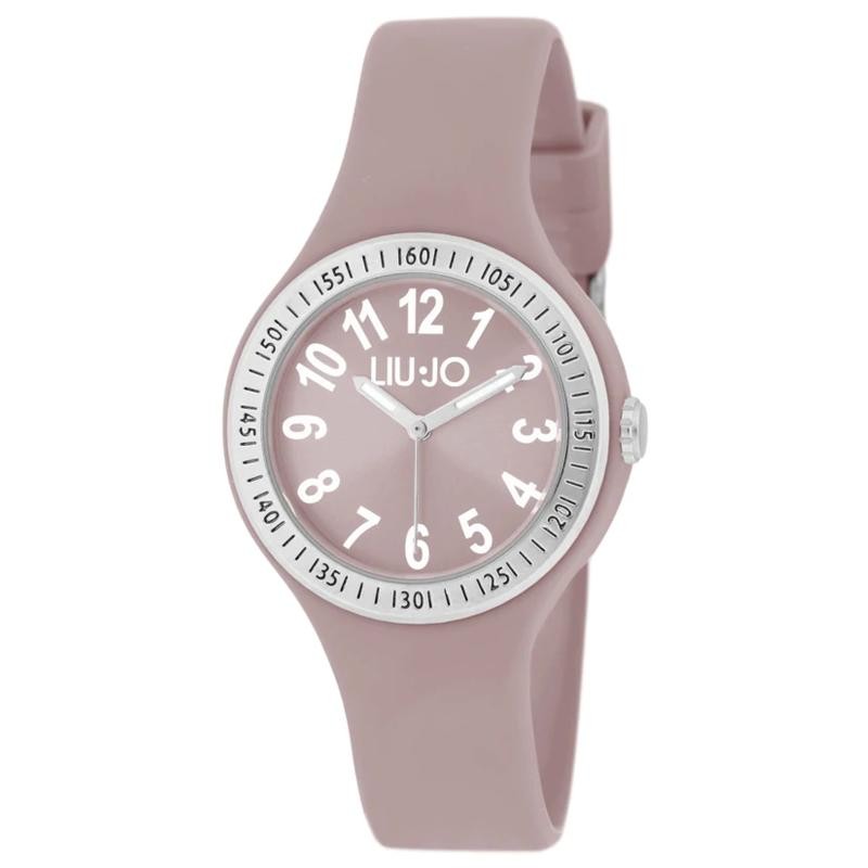 Orologio donna solotempo TLJ1939 della collezione Liu Jo Friendly in gomma PVD tortora
