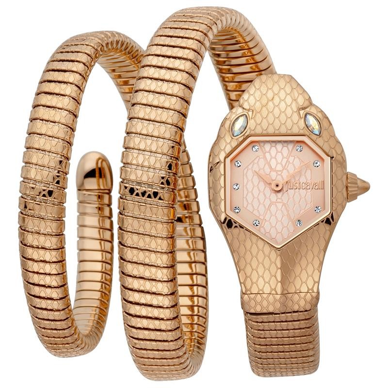 Orologio da donna Just Cavalli Chic JC1L168M0055 in acciaio PVD oro rosa con pietre 