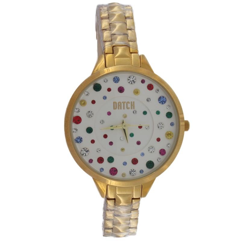 Orologio Da Donna Solo Tempo Datch DAT-W-023 Con Cinturino In Acciaio E Dettagli Colorati