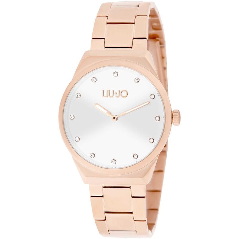 Orologio Solo Tempo Da Donna Di Liujo Appeal TLJ1785 In Acciaio PVD Rosa Con Pietre