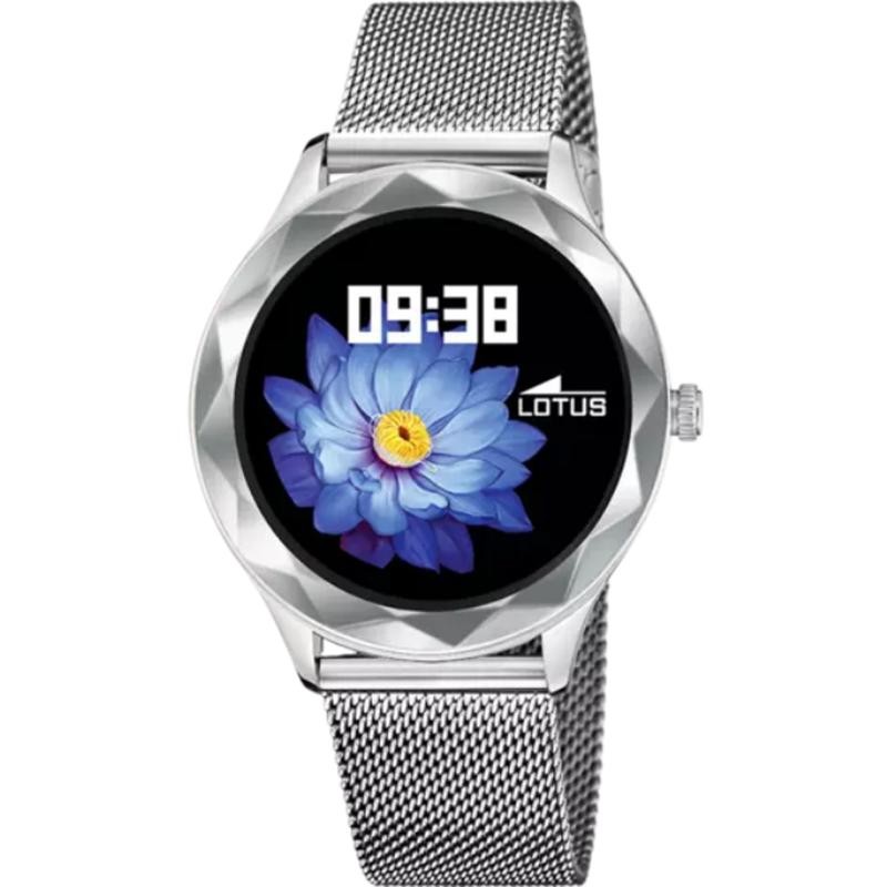 Orologio Smartwatch Donna Lotus Smartime 50035/1 Digitale In Acciaio Silver 