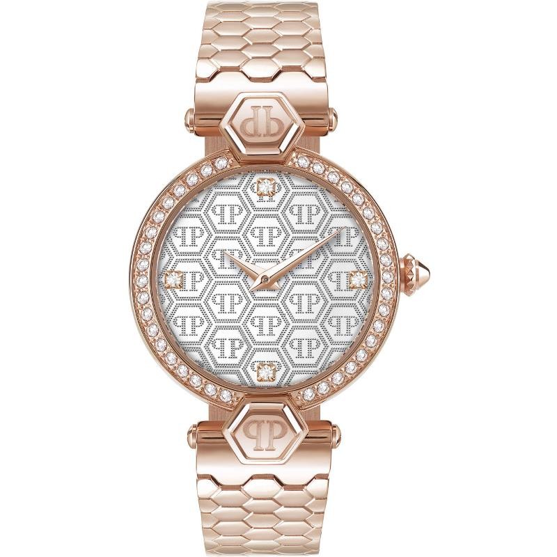 Orologio Donna Solo Tempo Philipp Plein PWEAA0821 Couture In Acciaio Oro Rosa