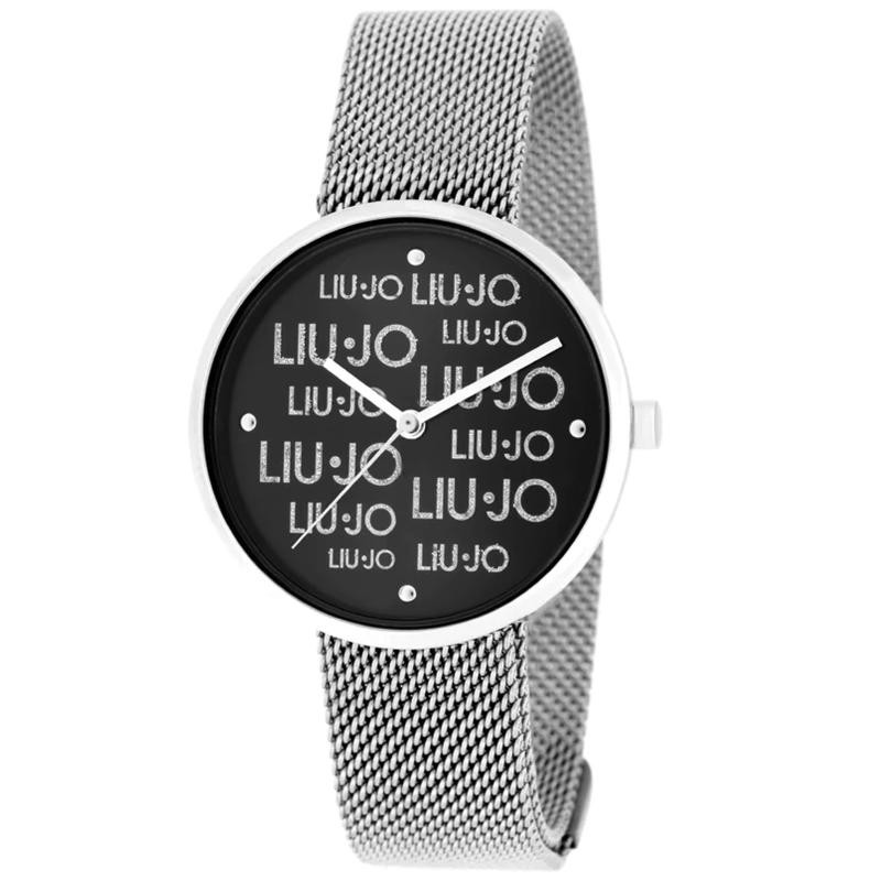 Orologio Solo Tempo Da Donna Di Liu-Jo Magic TLJ2152 In Acciaio Silver A Fondo Nero 