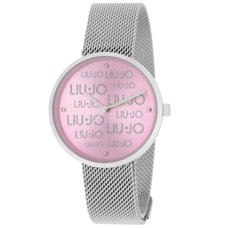 Orologio Solo Tempo Da Donna Magic Liu-Jo TLJ2153 In Acciaio Silver A Fondo Rosa