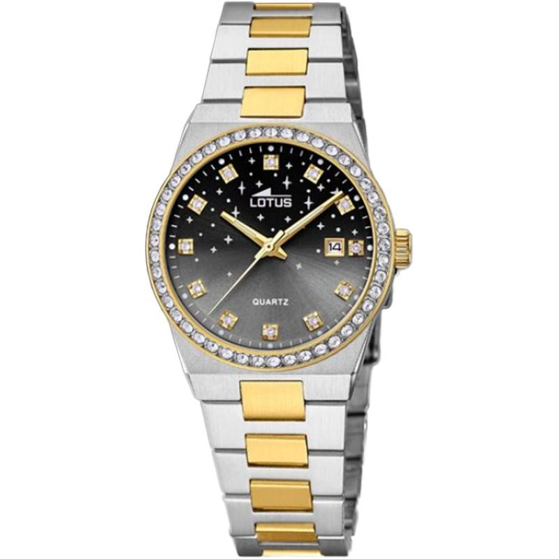 Orologio Donna Solo Tempo Lotus 18886 4 Della Collezione Liberta In Acciaio Bicolore Citta Oro