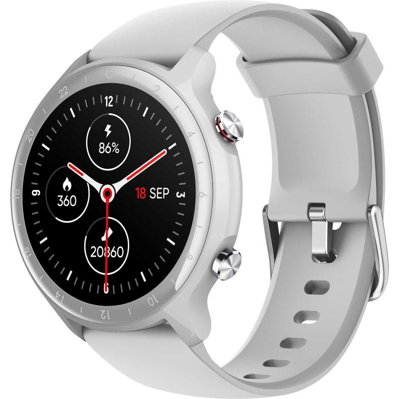 Orologio Smartwatch Smarty 2.0 SW031B Uomo Full Touch/Bluetooth In Gomma Grigio