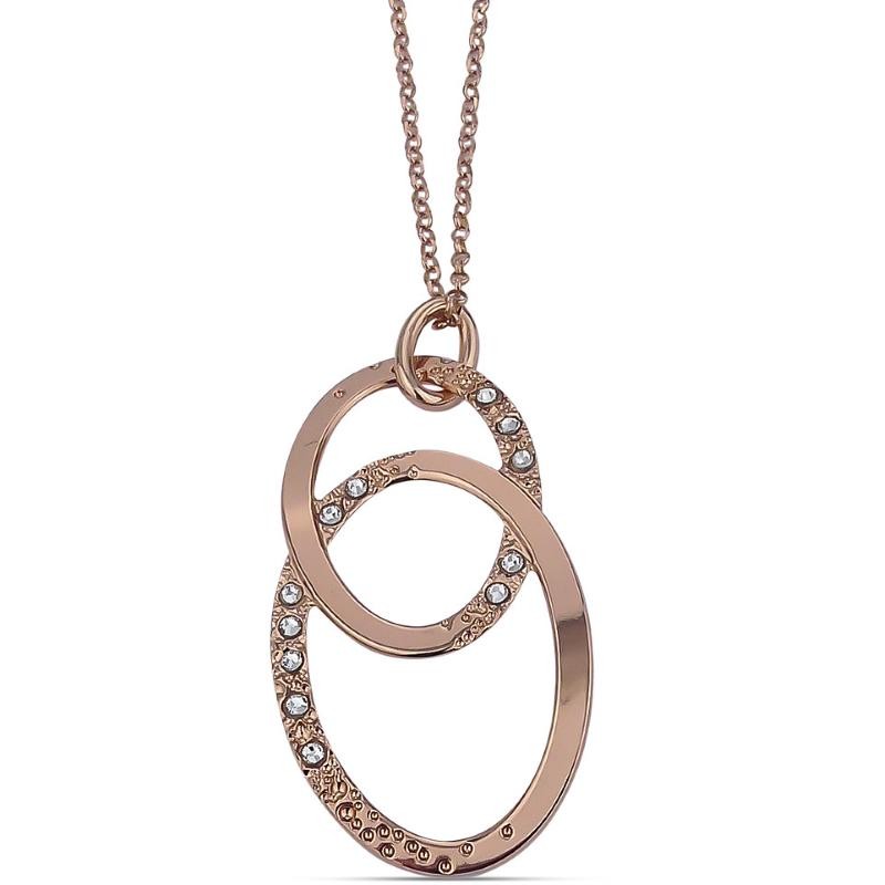 Collana Da Donna Boccadamo Magic Chain XGR642RS In Bronzo Placcato Oro Rosa Con Crystal