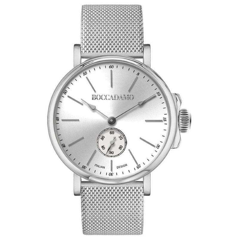 Orologio Uomo Solo Tempo BOCCADAMO PN014 in Acciaio Cinturino Milano