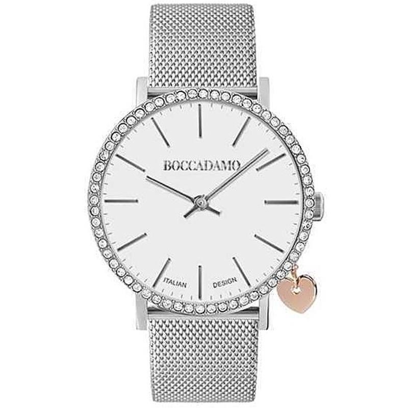 Orologio Donna Solo Tempo BOCCADAMO MY019 Cinturino Milano Acciaio 