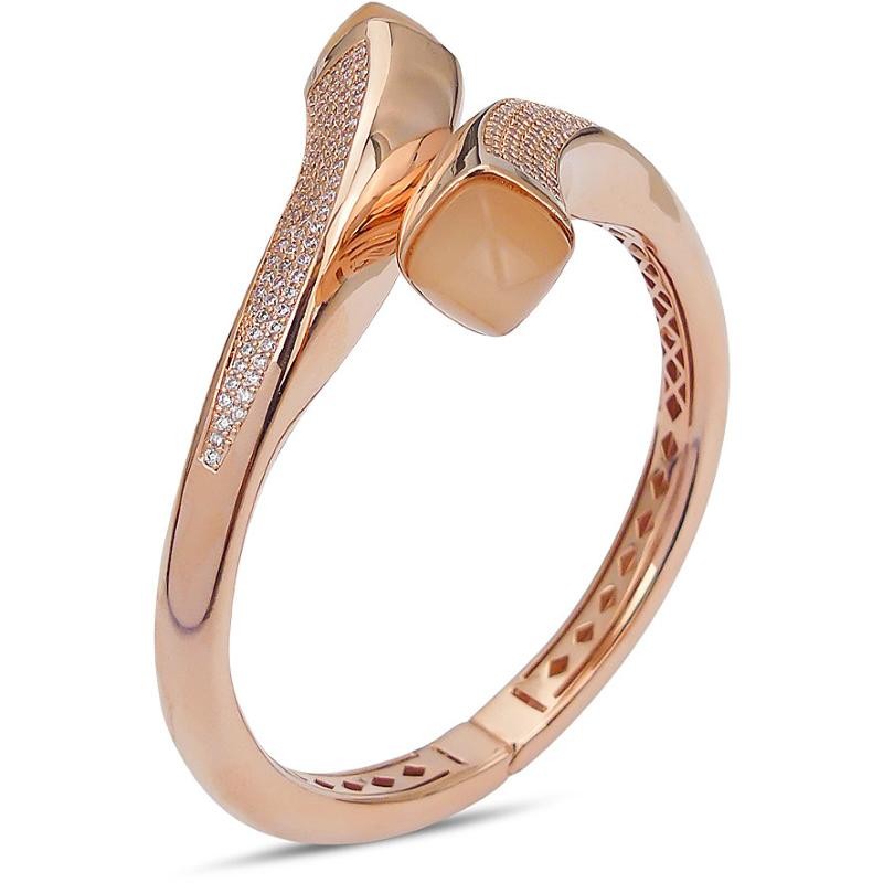 Bracciale Rigido Donna Boccadamo Collection Caleida KBR022RO In Bronzo Placcato Oro Rosa