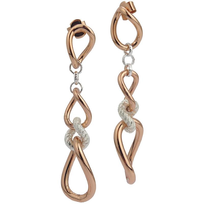 Orecchini Da Donna Boccadamo My Chain XOR661 In Bronzo Placcato Oro Rosa