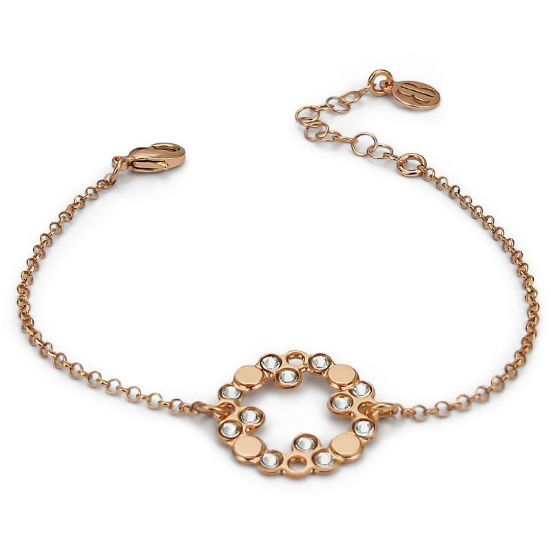 Bracciale Da Donna Boccadamo Magic Circle XBR966RS In Bronzo Placcato Oro Rosa 
