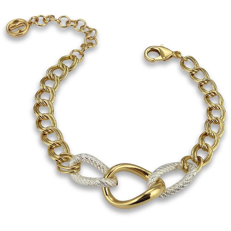 Bracciale A Catena Da Donna Boccadamo My Chain XBR964D In Bronzo Placcato Oro 