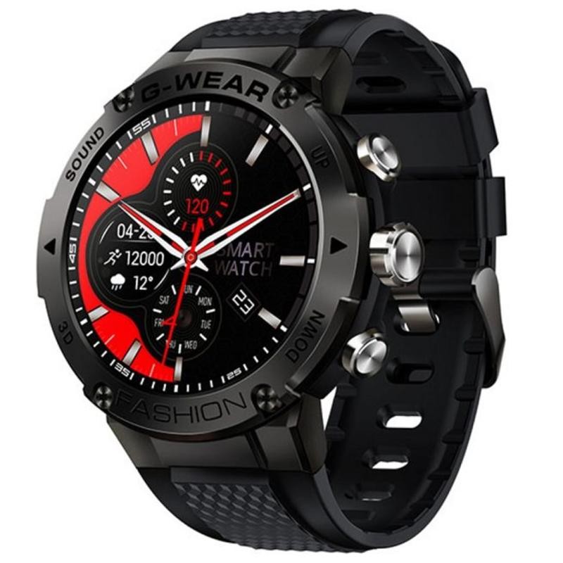Orologio Smartwatch Da Uomo SMARTY Collezione Sport -SW036A In Silicone/Gomma Nero 