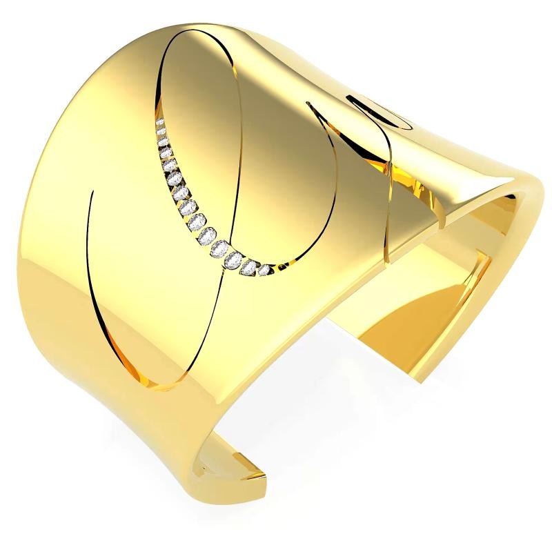 Bracciale Da Donna Guess UBB79114-S In Acciaio Inox Placcato Oro Con Logo Guess