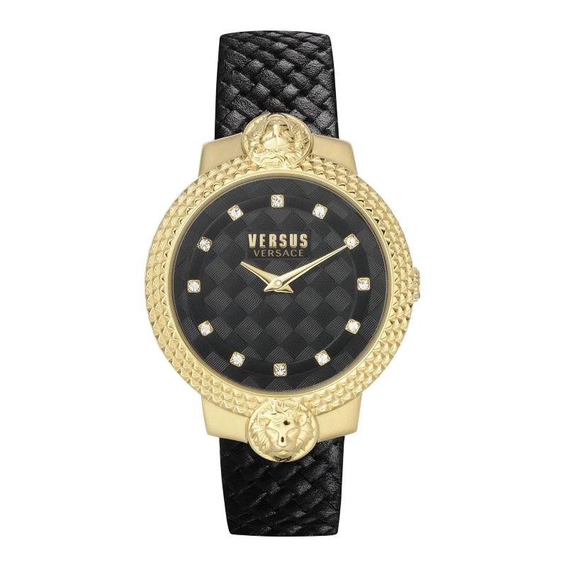 Orologio Donna Solo Tempo VERSACE VSPLK1220 Cinturino Pelle Nero