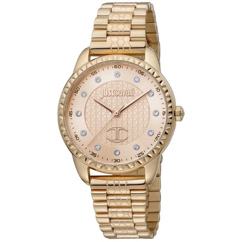 Orologio Donna Solo Tempo JUST CAVALLI JC1L176M0075 Cinturino Acciaio Rosato