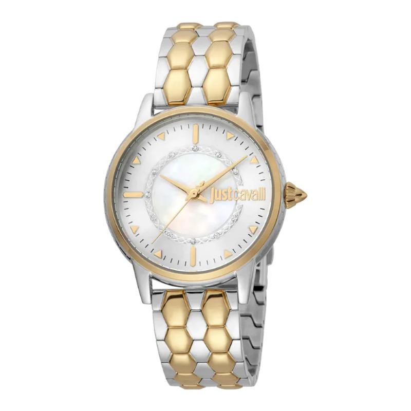 Orologio Donna Solo Tempo JUST CAVALLI JC1L149M0075 Cinturino Acciaio Bicolore