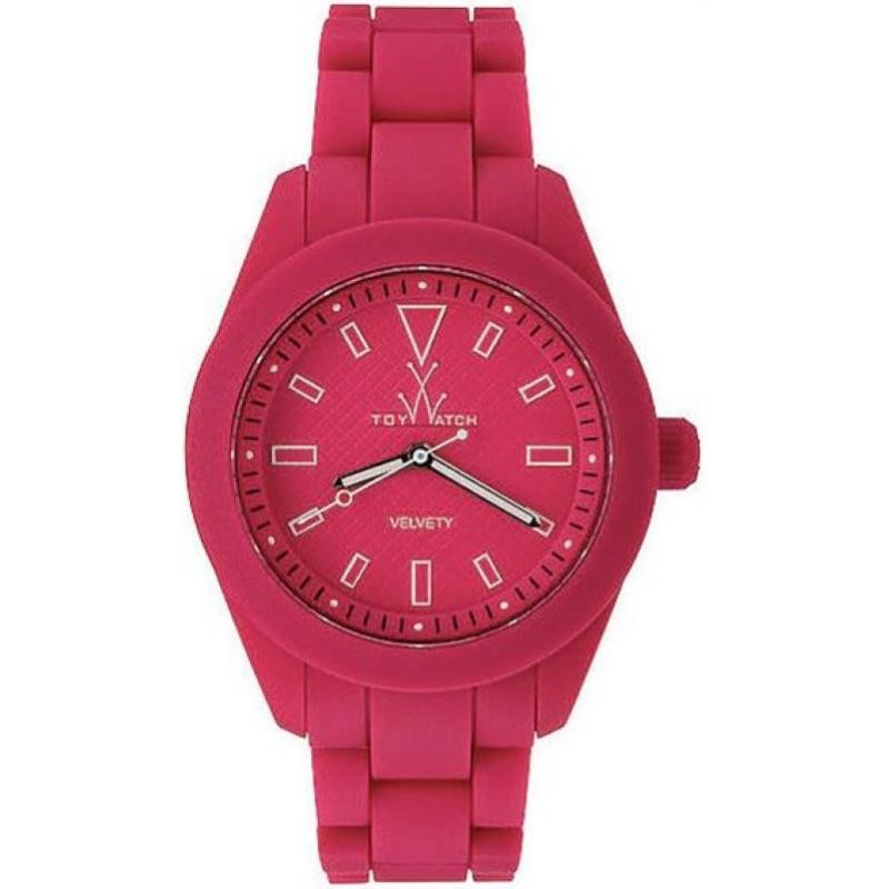 Orologio Solo Tempo Donna TOYWATCH VV17PS Quadrante Fucsia Acciaio Soft Touch