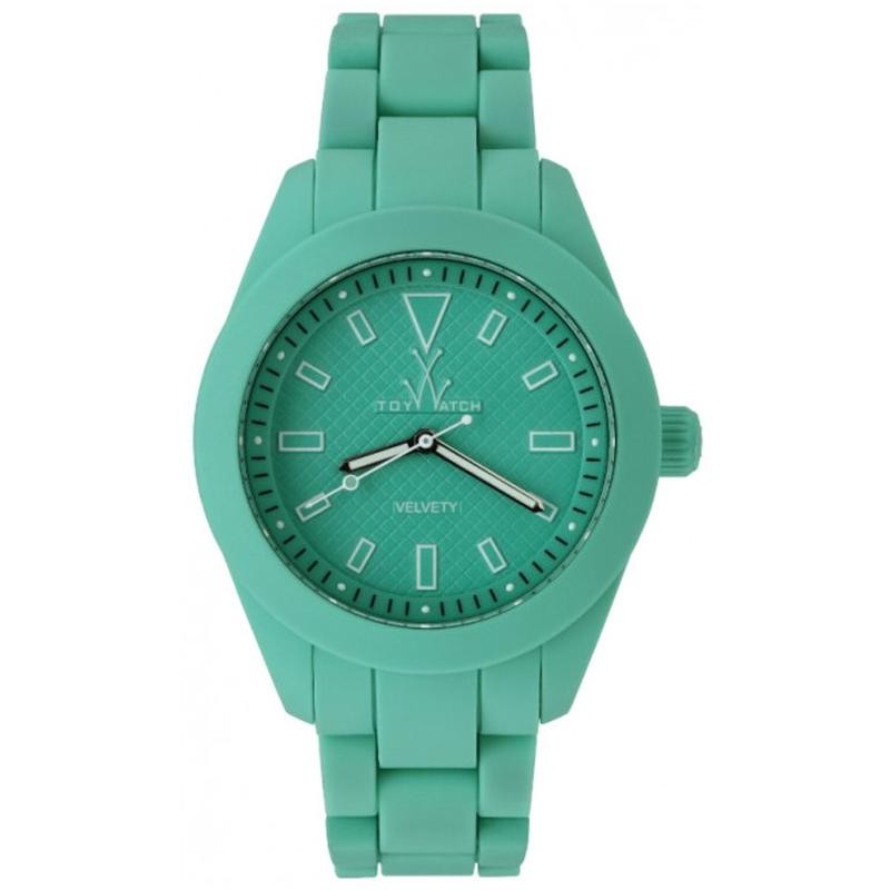 Orologio Solo Tempo Donna TOYWATCH VV19AG Quadrante Verde Acqua Acciaio Soft Touch