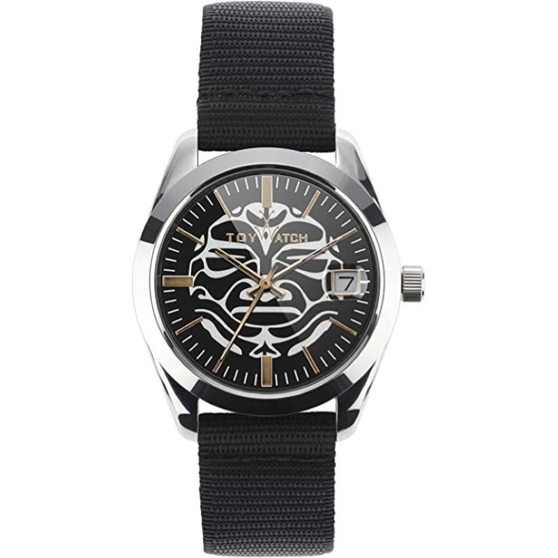 Orologio Unisex Solo Tempo TOYWATCH PU01BKM Cinturino in Tessuto